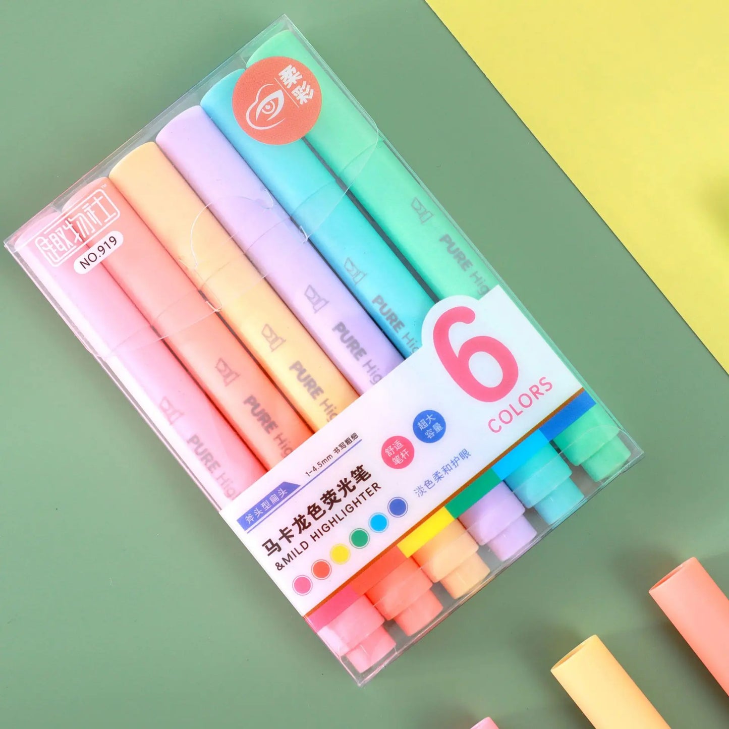 Pastel Dream Highlighter Set – 6pcs