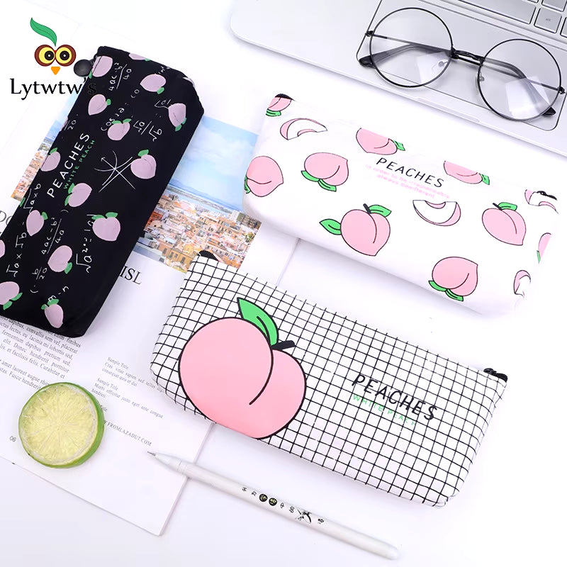 ✨Kawaii Peach Pen Case✨