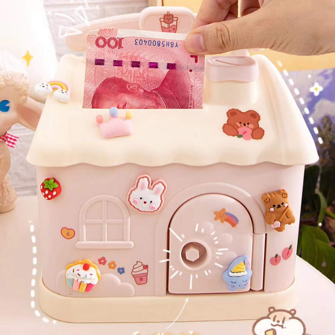 Kawaii Square Piggy Bank