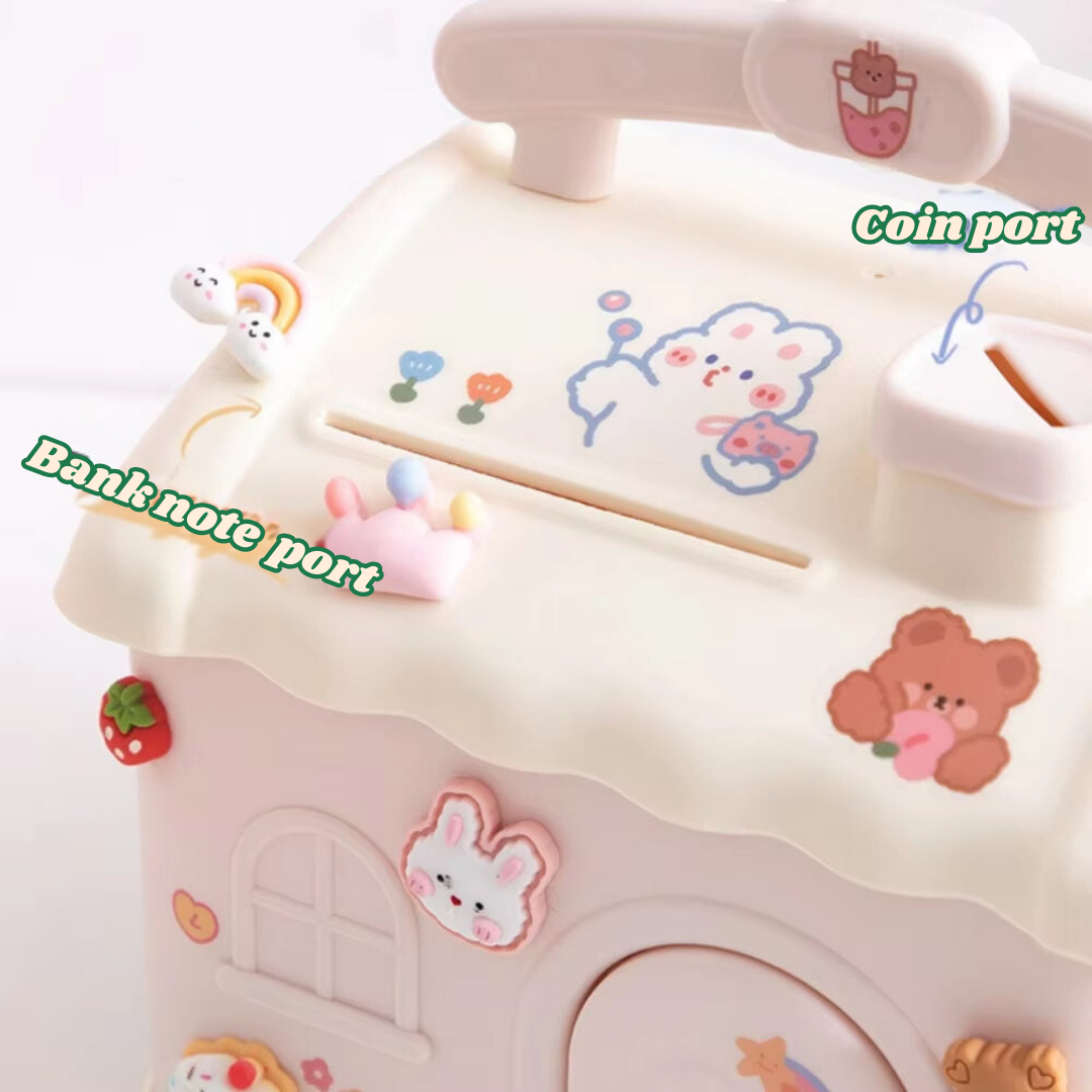 Kawaii Square Piggy Bank