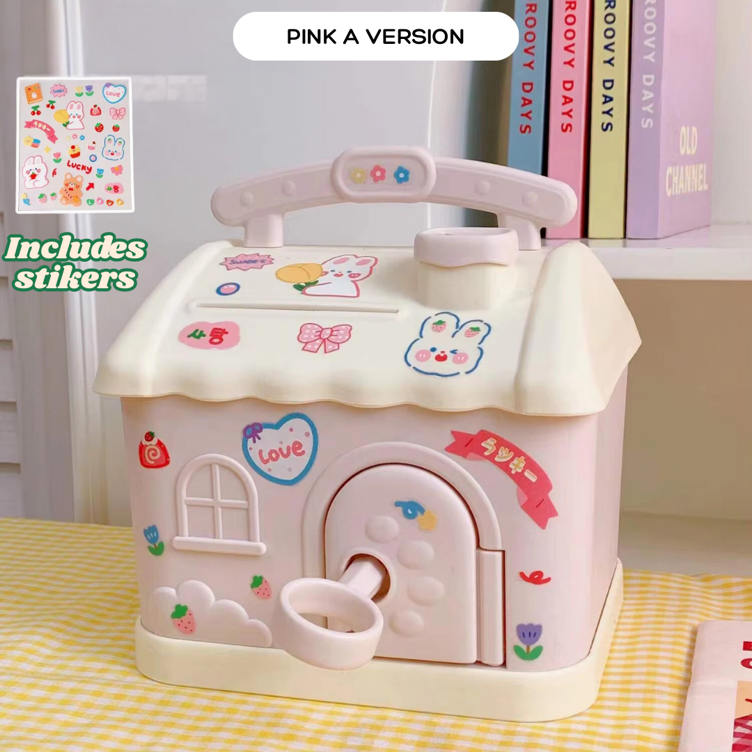 Kawaii Square Piggy Bank