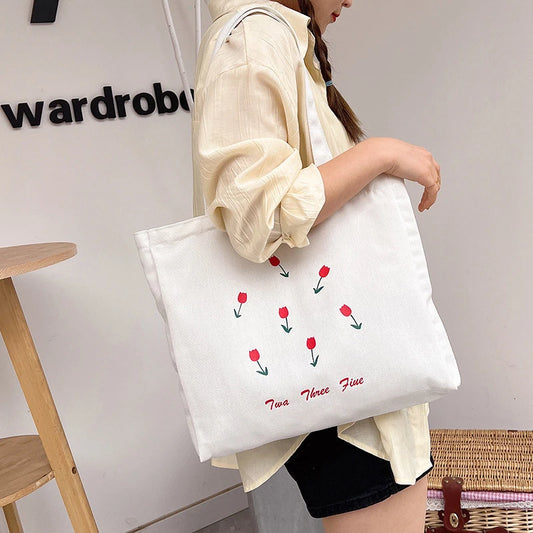 ✨Floral Fun Canvas Shoulder Bag✨