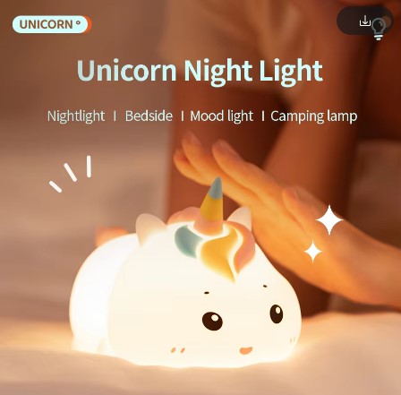 ✨ Magical Unicorn Night Light ✨