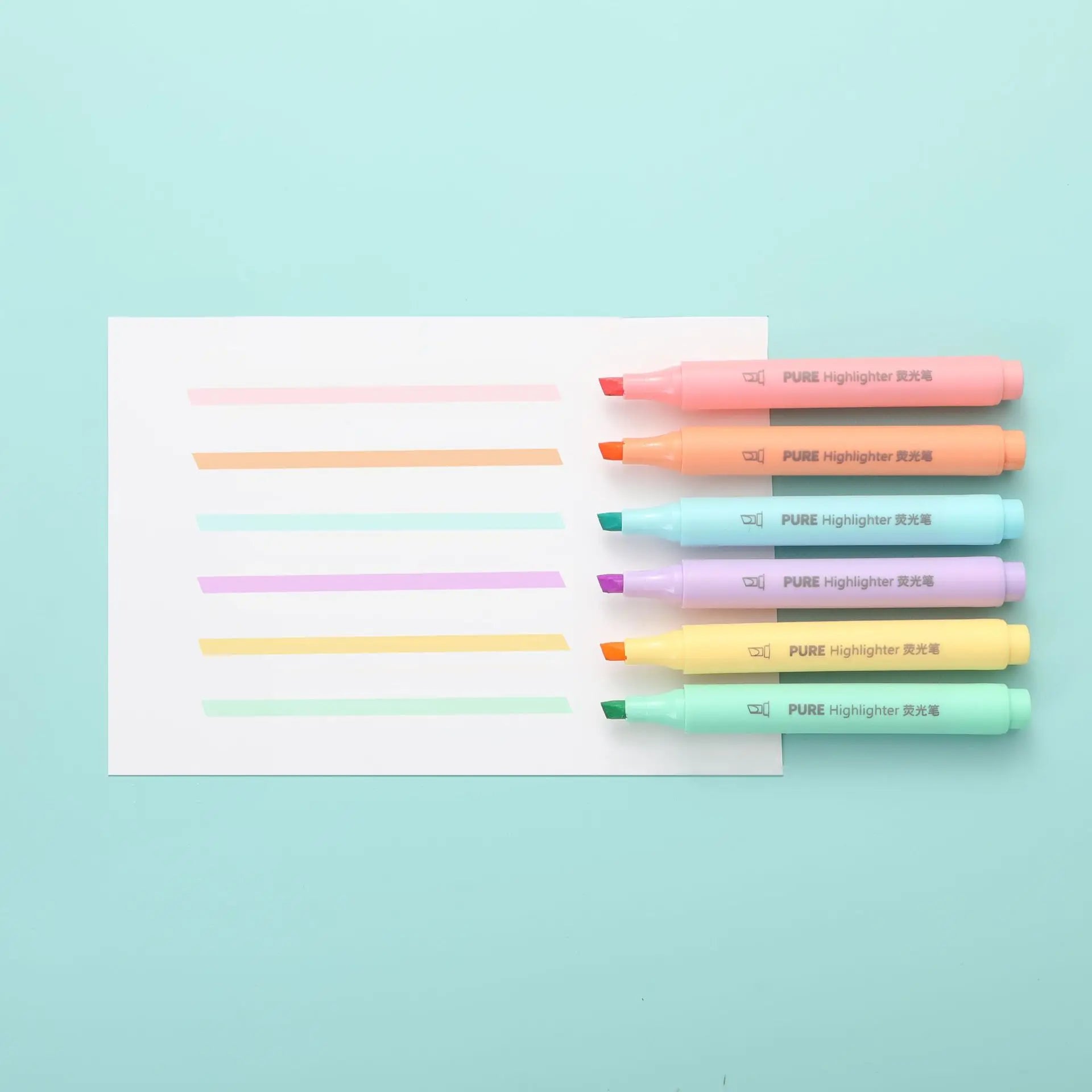 Pastel Dream Highlighter Set – 6pcs